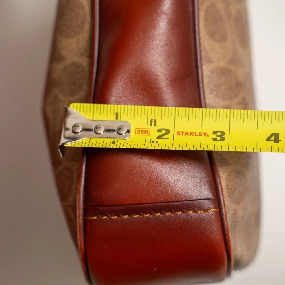 NWOT Coach Leather Monogram Corssbody Bag